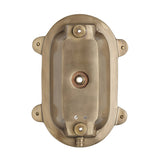 Bulkhead Outdoor & Bathroom Oval Wall Light - 6 Inch