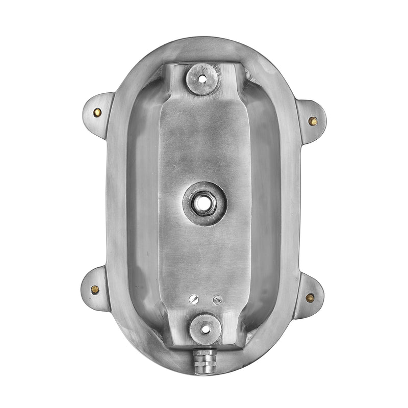 Bulkhead Outdoor & Bathroom Oval Wall Light - 6 Inch