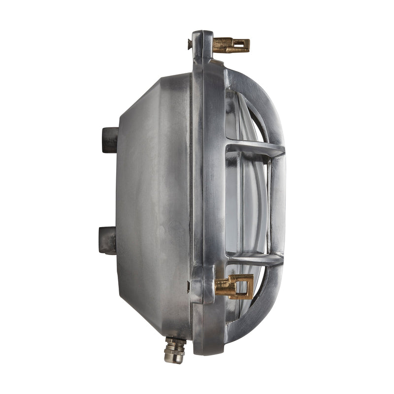 Bulkhead Outdoor & Bathroom Round Wall Light - 8 Inch
