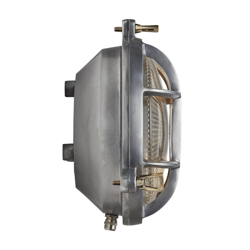 Bulkhead Outdoor & Bathroom Round Wall Light - 8 Inch