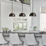Chelsea Dome 3 Wire Cluster Lights - 8 inch