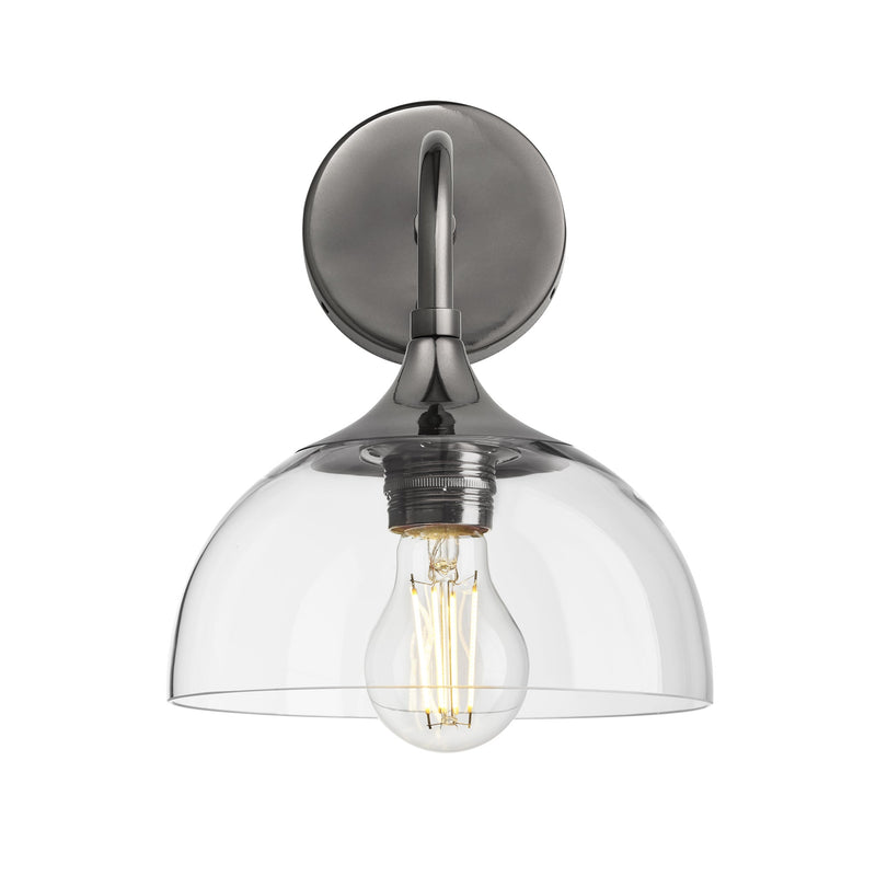 Chelsea Glass Dome Wall Light - 8 Inch