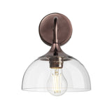 Chelsea Glass Dome Wall Light - 8 Inch