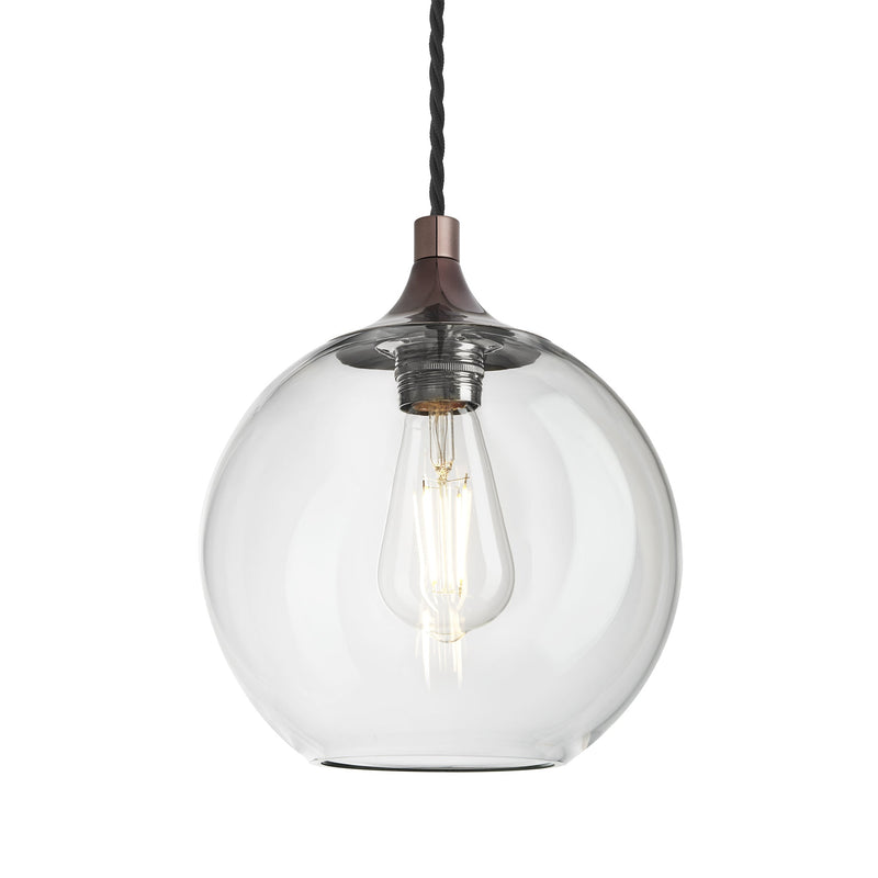 Chelsea Glass Globe Pendant - 7 Inch