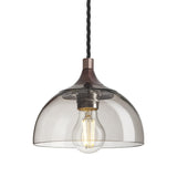 Chelsea Glass Dome Pendant - 8 Inch