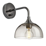 Chelsea Glass Dome Wall Light - 8 Inch
