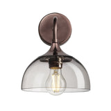 Chelsea Glass Dome Wall Light - 8 Inch