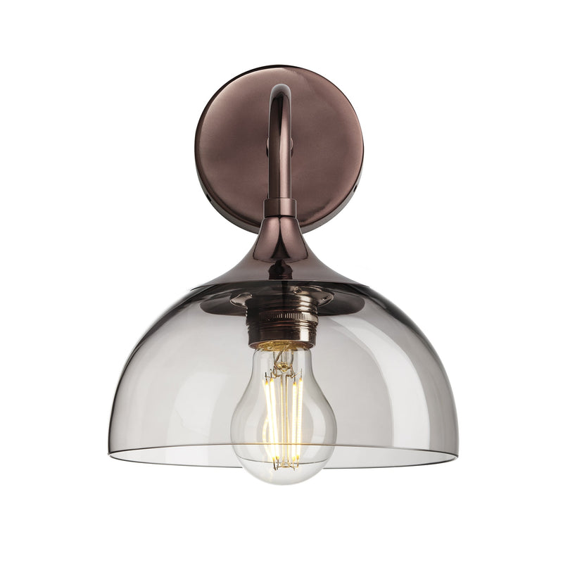 Chelsea Glass Dome Wall Light - 8 Inch
