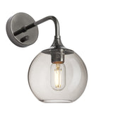 Chelsea Glass Globe Wall Light - 7 Inch
