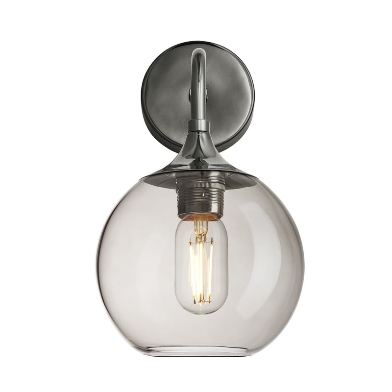 Chelsea Glass Globe Wall Light - 7 Inch