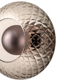 Chelsea Glass Round Diffuser Wall Light  - Mocha