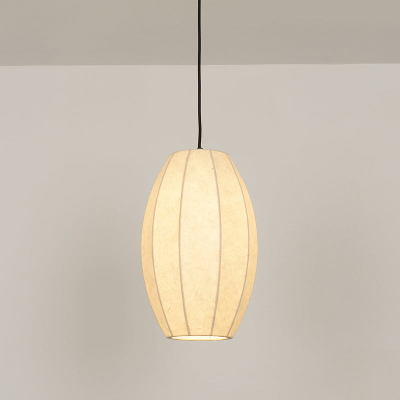 Chepstow Drop Paper Pendant Light - Ivory