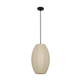 Chepstow Drop Paper Pendant Light - Ivory