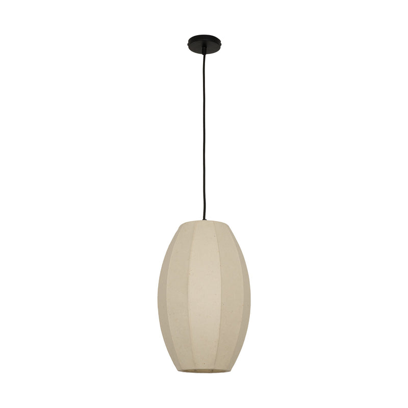 Chepstow Drop Paper Pendant Light - Ivory