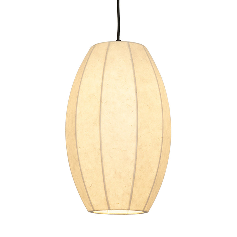 Chepstow Drop Paper Pendant Light - Ivory