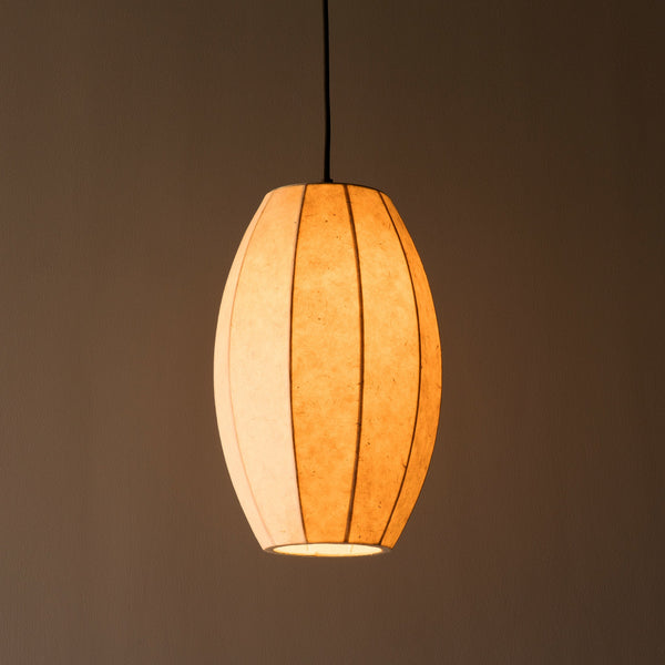 Chepstow Drop Paper Pendant Light - Ivory