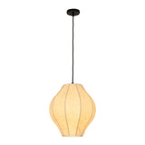 Chepstow Lantern Paper Pendant Light - Ivory