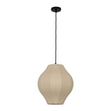 Chepstow Lantern Paper Pendant Light - Ivory