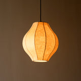 Chepstow Lantern Paper Pendant Light - Ivory
