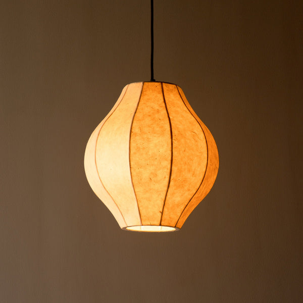 Chepstow Lantern Paper Pendant Light - Ivory