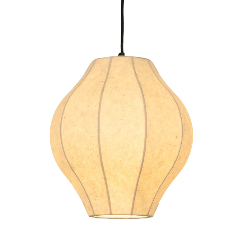Chepstow Lantern Paper Pendant Light - Ivory
