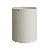 Knurled Cylinder Torch Wall Light -  Light Natural Cotton - Brass