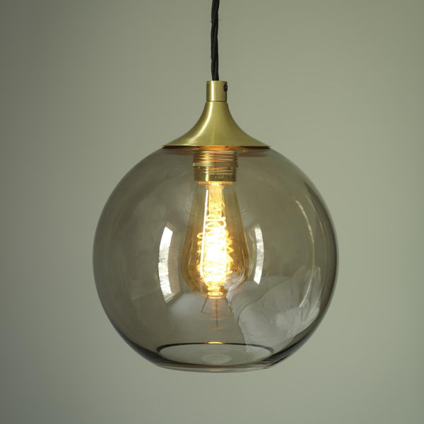 Chelsea Glass Globe Pendant - 7 Inch