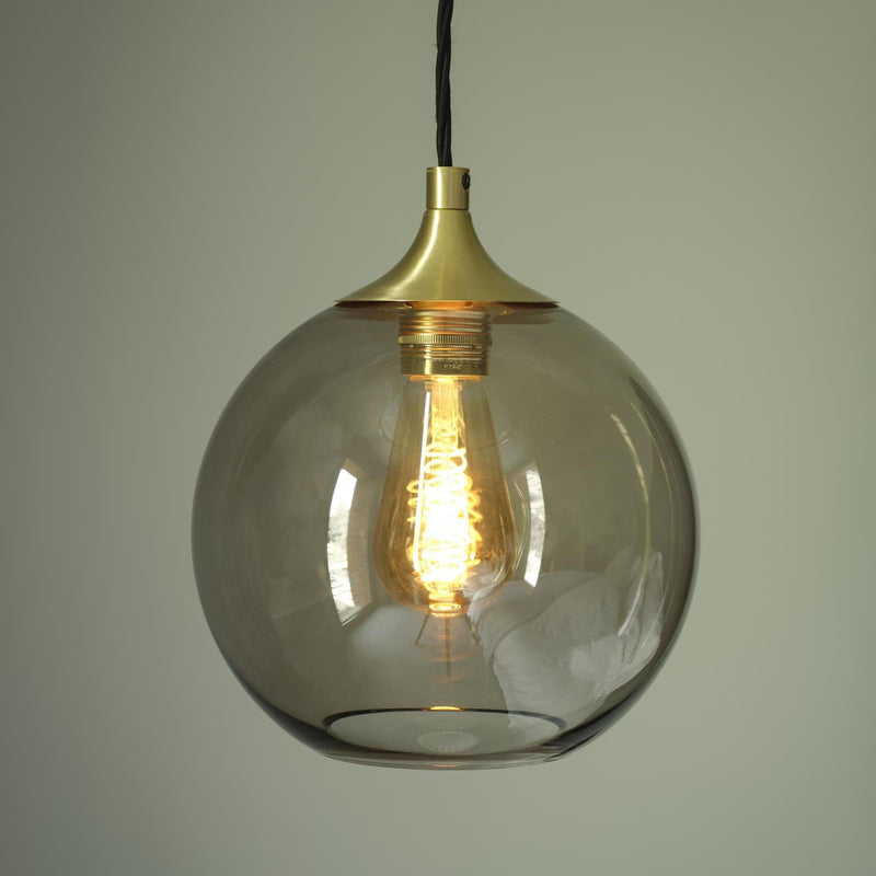 Chelsea Glass Globe Pendant - 7 Inch
