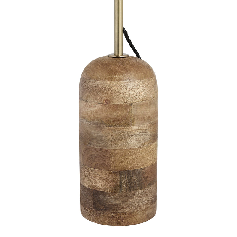 Maribo Wooden Cone Floor Lamp