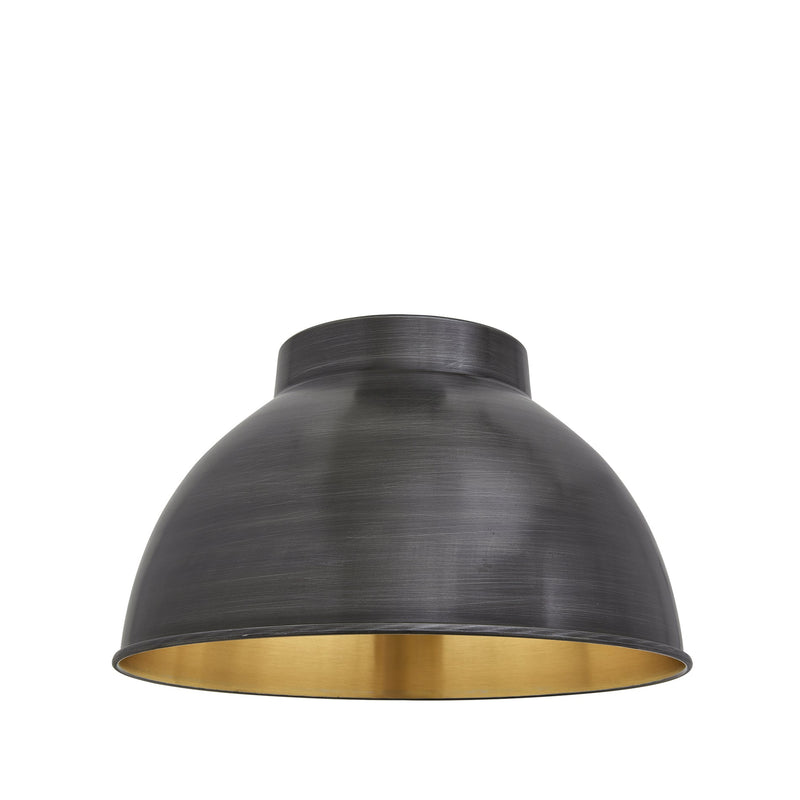 Brooklyn Dome Semi Flush Mount - 13 Inch
