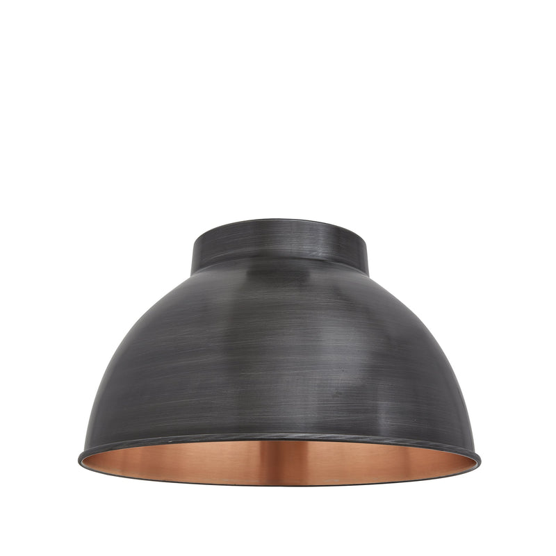 Brooklyn Dome Semi Flush Mount - 13 Inch