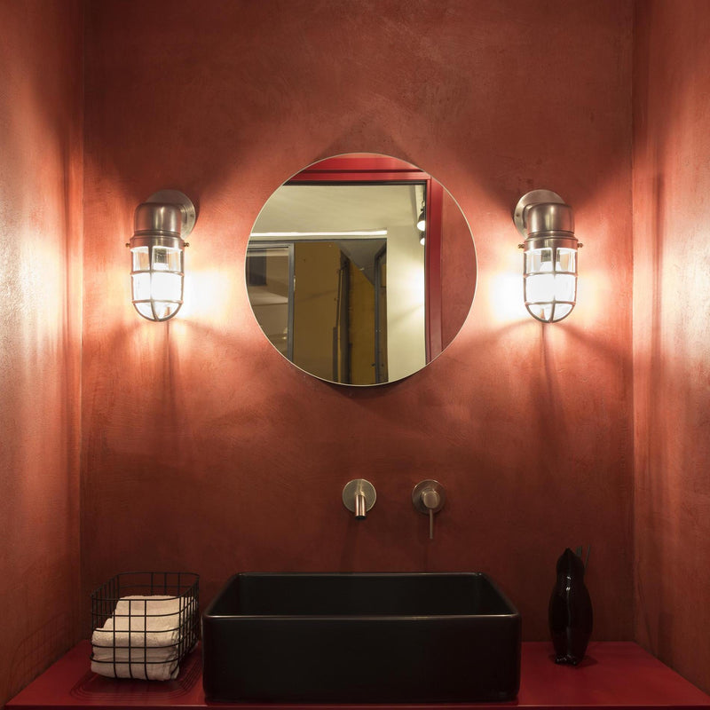 Bulkhead Outdoor & Bathroom Sconce Wall Light - 12 Inch