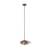 Dulwich Layered Glass Pendant  Light  - Mocha