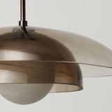 Dulwich Layered Glass Pendant  Light  - Mocha