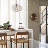 Boston Round Metal Diffuser Wall Light