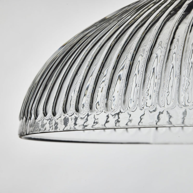 Brooklyn Glass Dome Pendant Light - 12 Inch