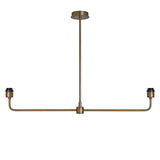 Albany Double Pendant Light - Natural Cotton Shades