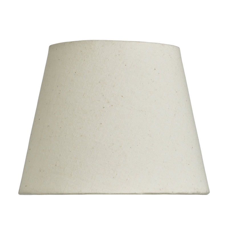 Knurled Empire Torch Wall Light - Light Natural Cotton - Brass