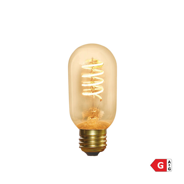 Vintage LED Spiral  Edison Bulb - 5W E27 Tube T45