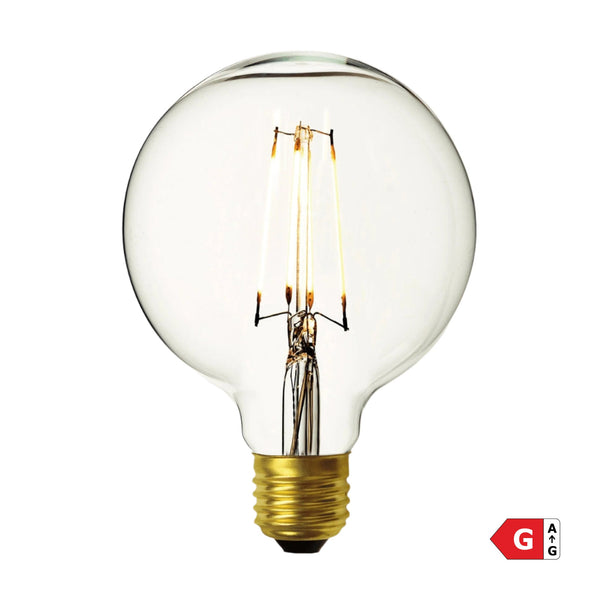 Vintage LED Edison Bulb Old Filament Lamp - 7W E27 Globe G125