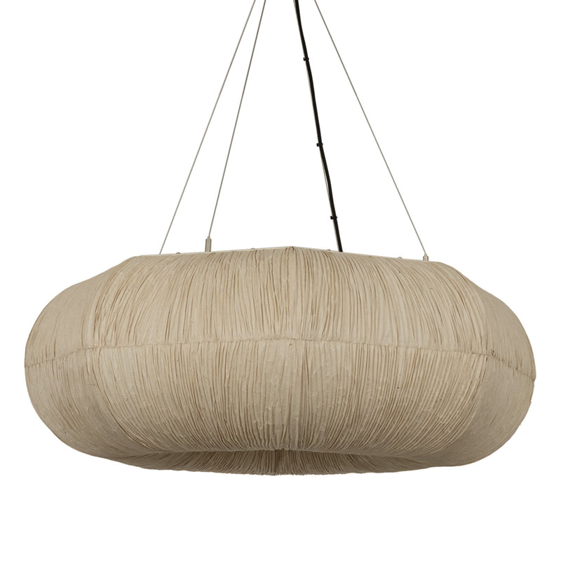 Epping Ring Paper Pendant Light - Ivory