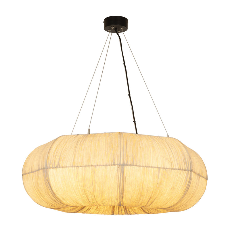 Epping Ring Paper Pendant Light - Ivory