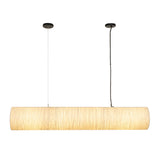 Epping Tube Paper Pendant Light - Ivory