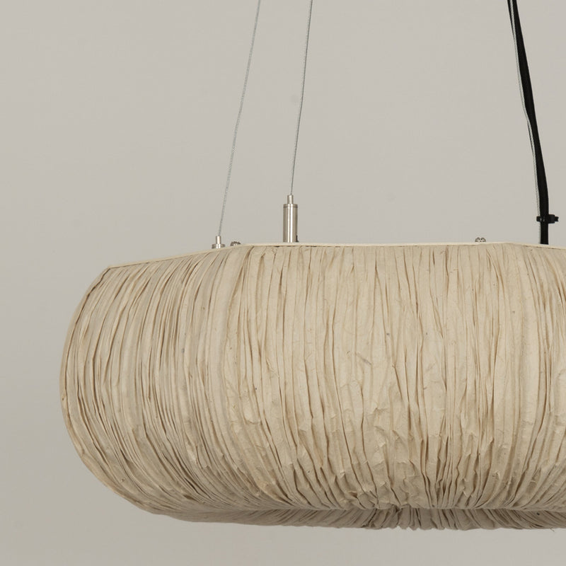 Epping Ring Paper Pendant Light - Ivory