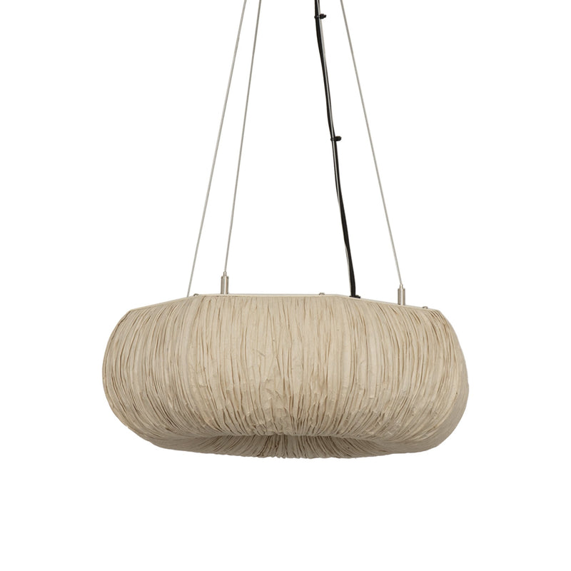 Epping Ring Paper Pendant Light - Ivory