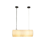 Epping Tube Paper Pendant Light - Ivory
