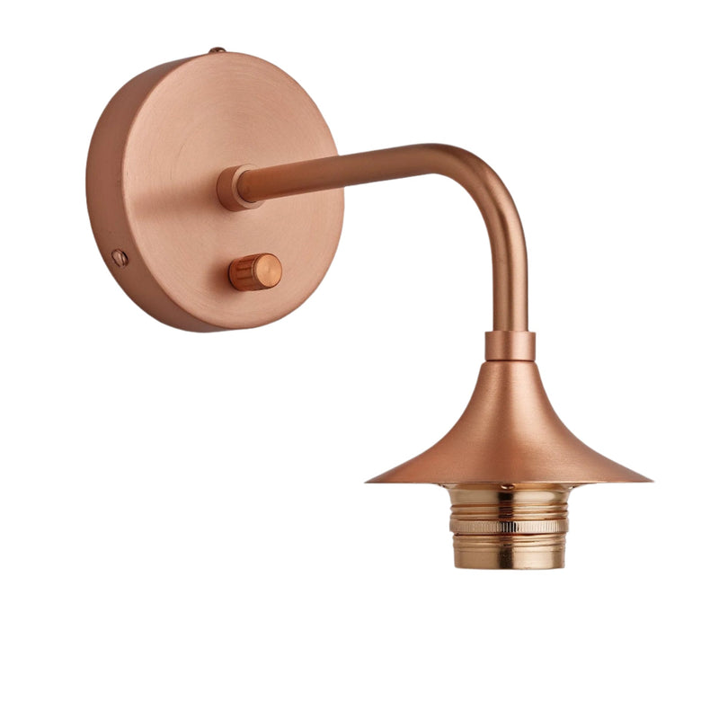 Chelsea Opal Glass Dome Wall Light - 8 Inch