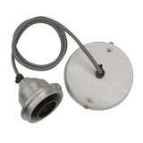 Old Factory Slotted Pendant - 15 Inch