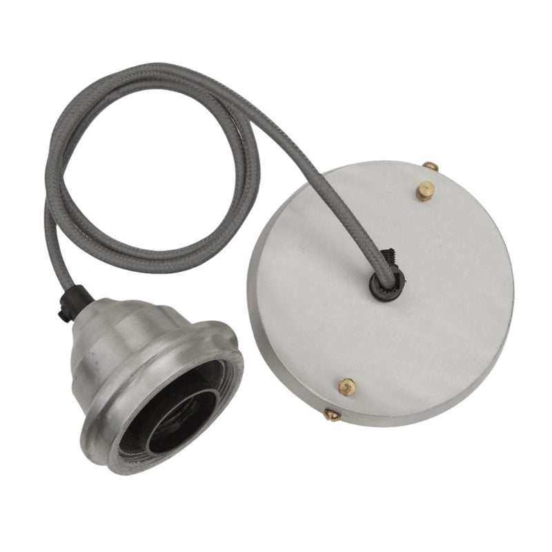Old Factory Slotted Pendant - 15 Inch