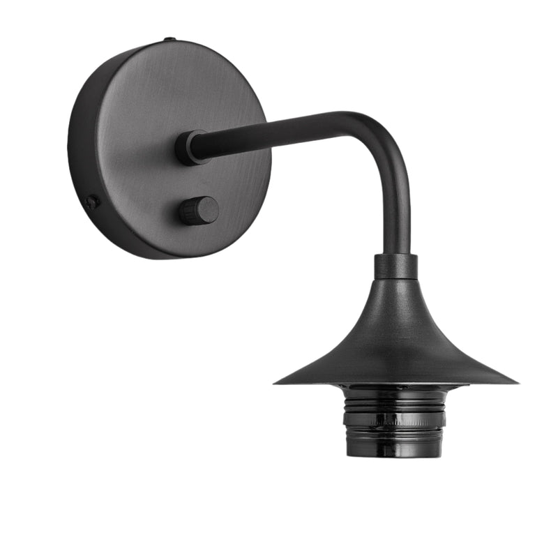 Chelsea Opal Glass Dome Wall Light - 8 Inch